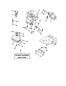 Part Location Diagram of 109202X Weed Eater Fuel tank